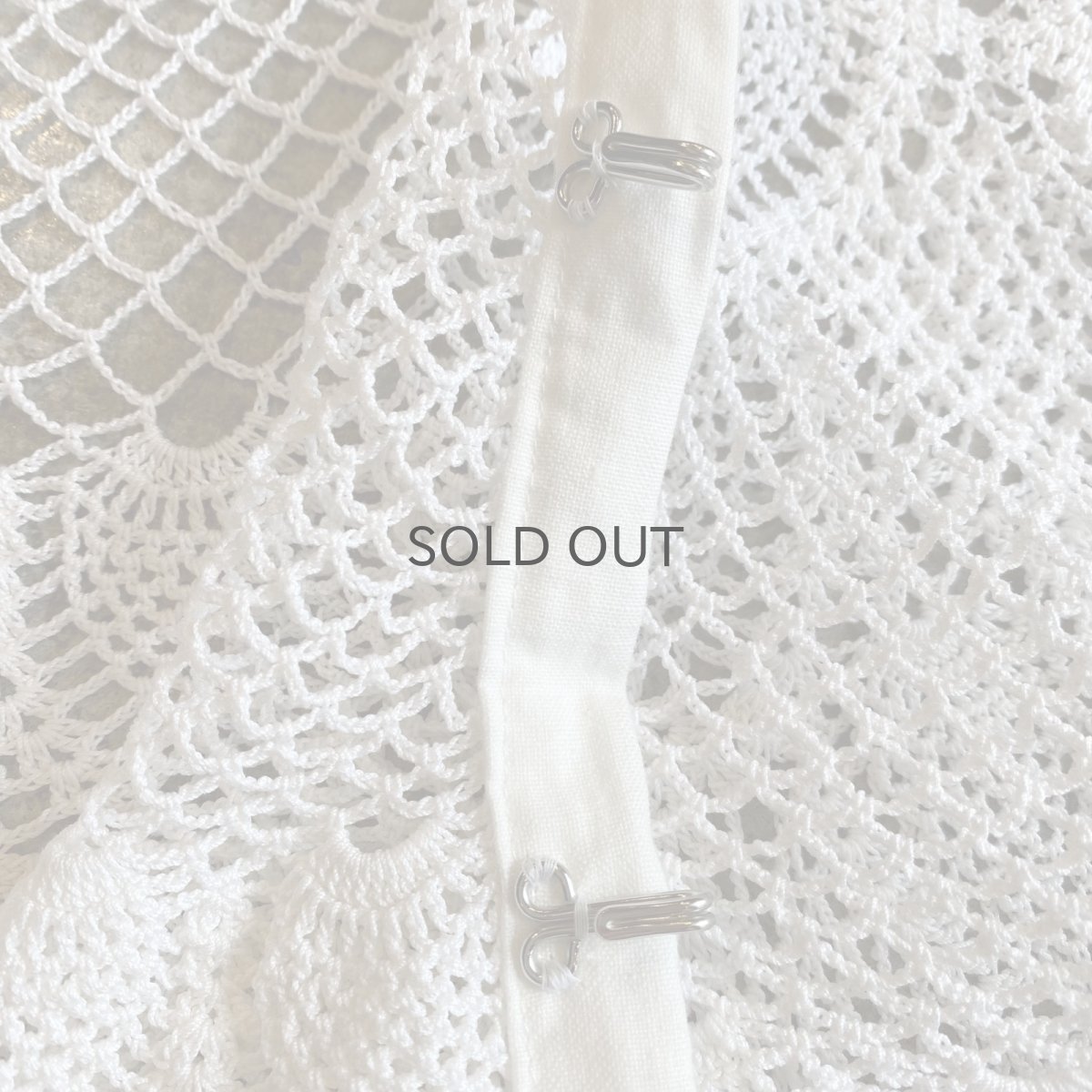 画像9: 【Wiz&Witch】VINTAGE CROCHET S/S TOPS / OS (9)