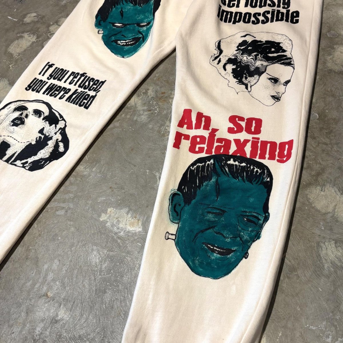 画像6: 【JESUS AND JOHN】"TIPSY" FRANKEN SWEAT PANTS / M&L&XL&2XL (6)