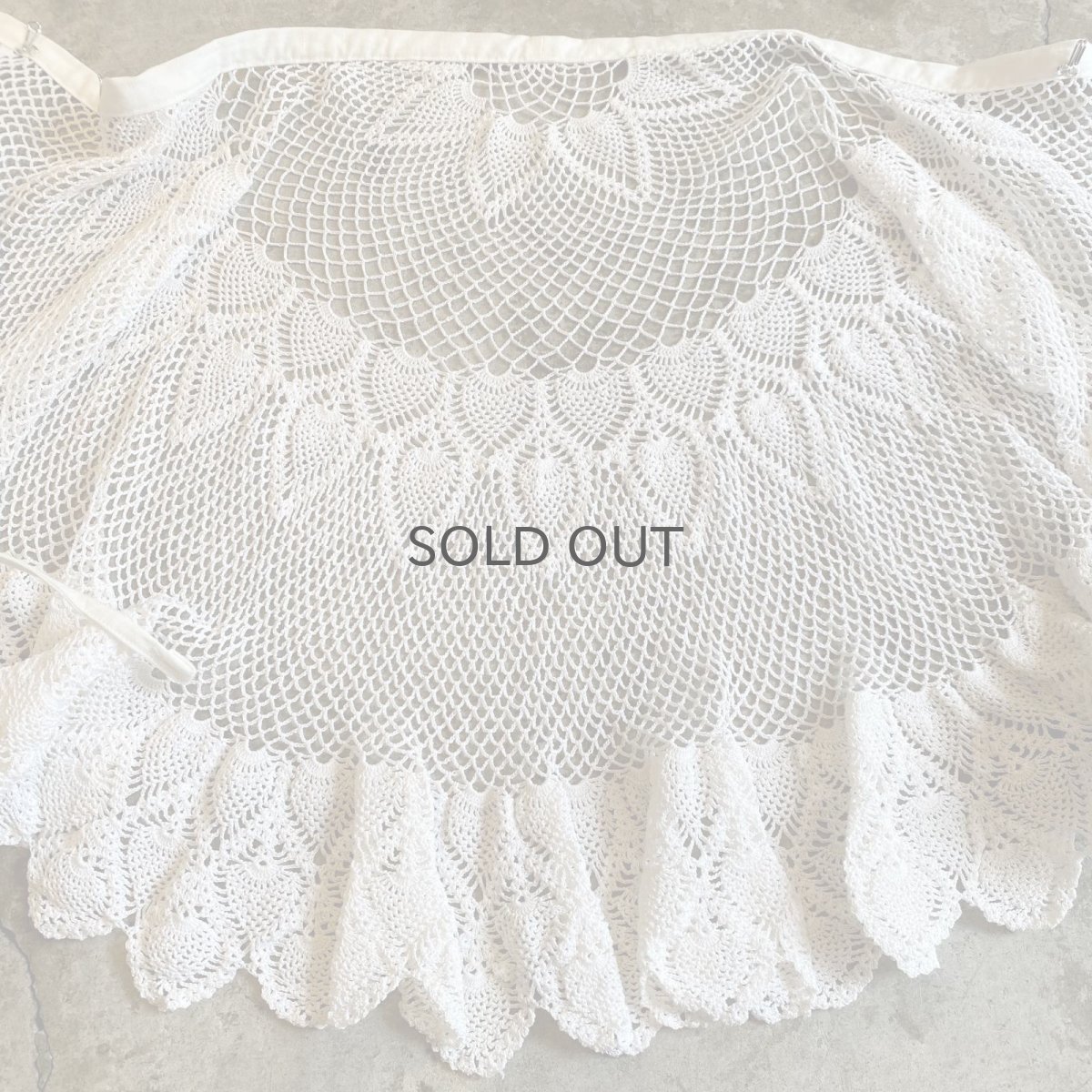 画像8: 【Wiz&Witch】VINTAGE CROCHET S/S TOPS / OS (8)