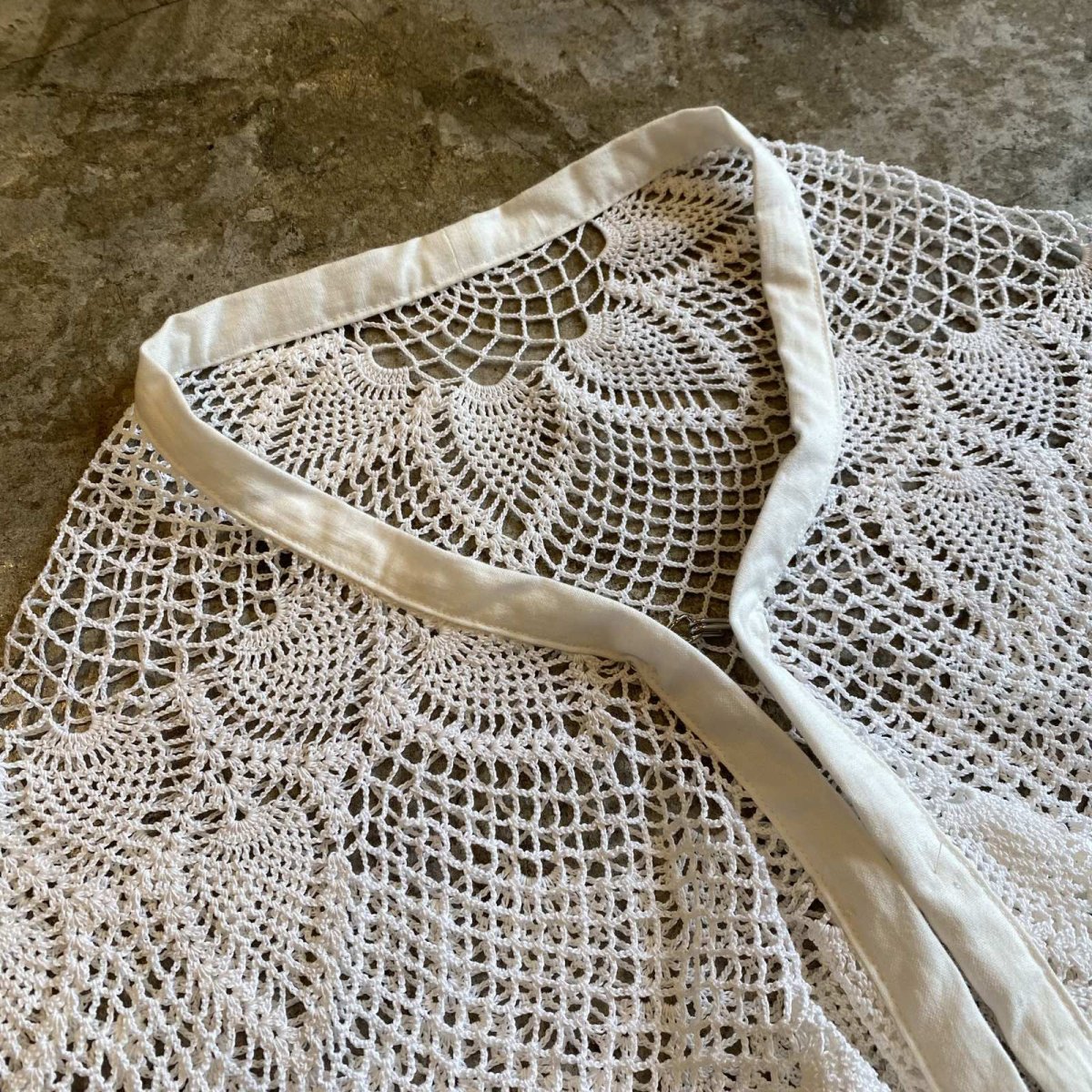 画像3: 【Wiz&Witch】VINTAGE CROCHET S/S TOPS / OS (3)