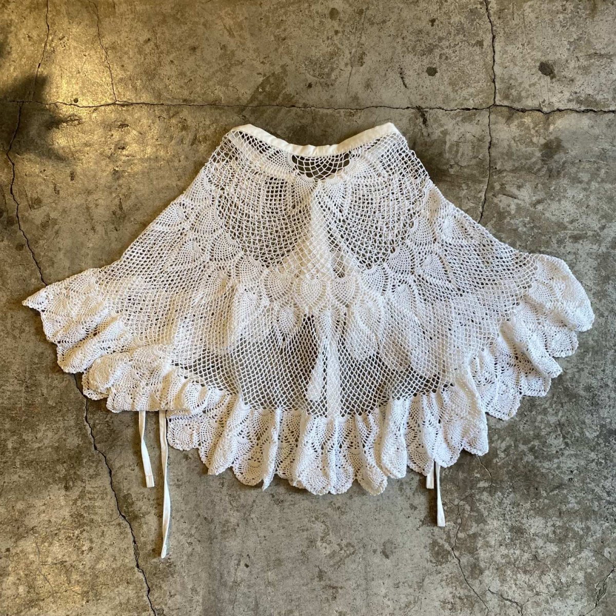 画像2: 【Wiz&Witch】VINTAGE CROCHET S/S TOPS / OS (2)