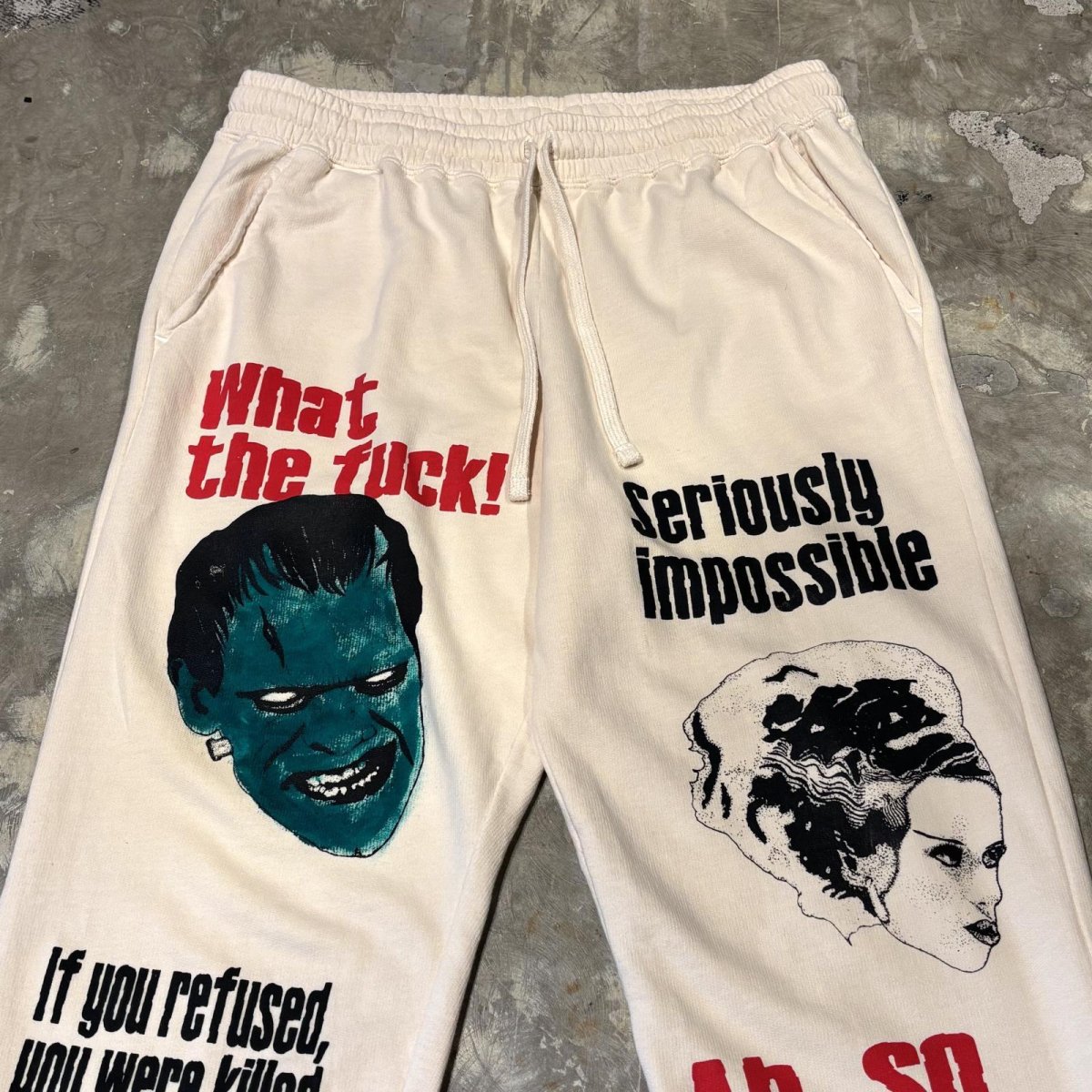 画像12: 【JESUS AND JOHN】"TIPSY" FRANKEN SWEAT PANTS / M&L&XL&2XL (12)