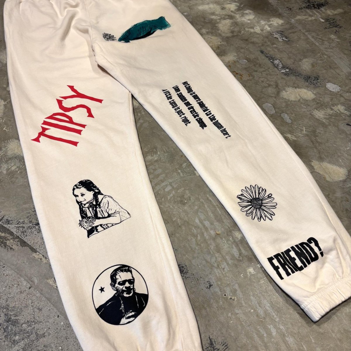 画像11: 【JESUS AND JOHN】"TIPSY" FRANKEN SWEAT PANTS / M&L&XL&2XL (11)