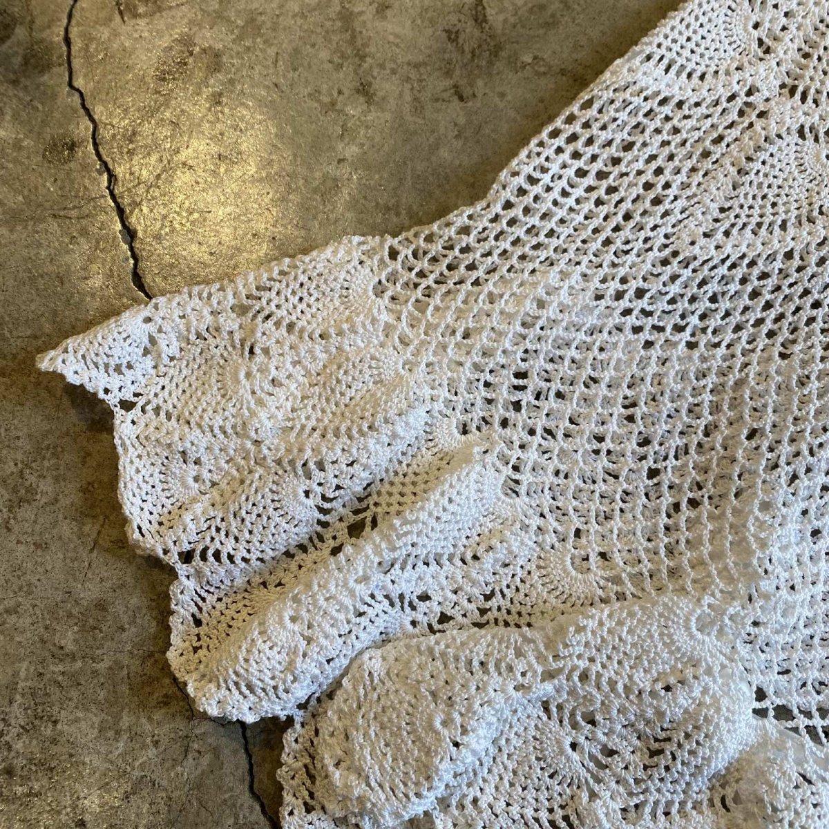 画像11: 【Wiz&Witch】VINTAGE CROCHET S/S TOPS / OS (11)