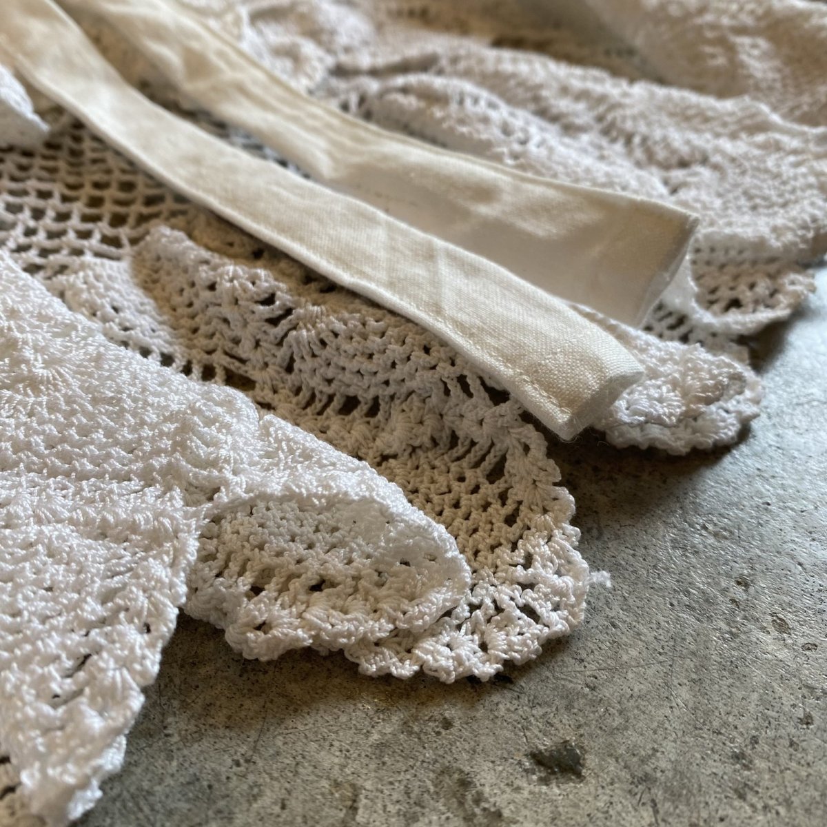 画像12: 【Wiz&Witch】VINTAGE CROCHET S/S TOPS / OS (12)