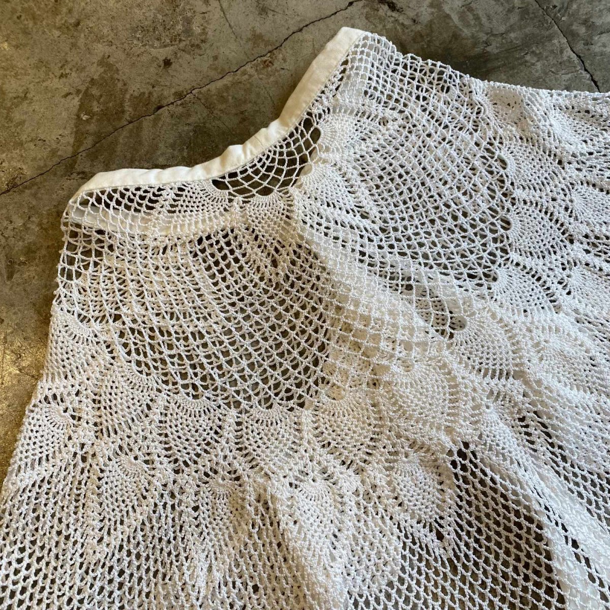 画像10: 【Wiz&Witch】VINTAGE CROCHET S/S TOPS / OS (10)