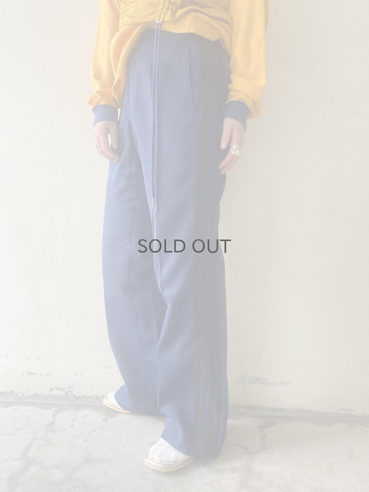 画像11: OLD MILITARY COLOR SIDE 2LINE DESIGN PANTS / W30 (11)