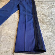 画像4: OLD MILITARY COLOR SIDE 2LINE DESIGN PANTS / W30 (4)