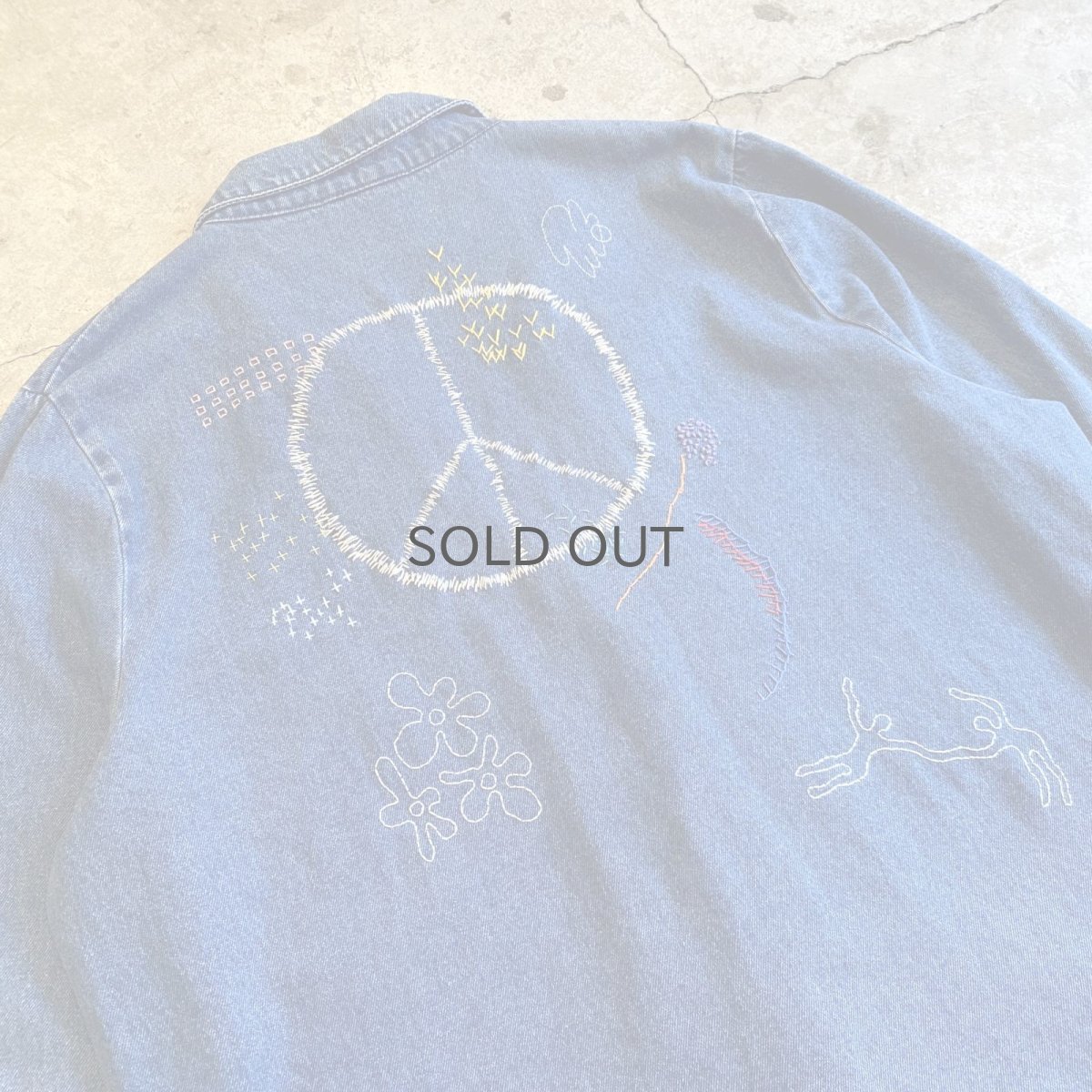 画像3: 【Wiz&Witch×KEEN KEEN】ONE OFF EMBROIDERY DENIM JACKET / OS (3)