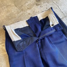 画像7: OLD MILITARY COLOR SIDE 2LINE DESIGN PANTS / W30 (7)