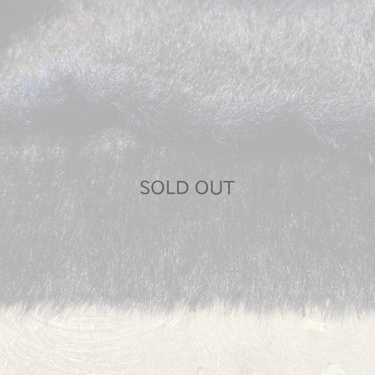 画像8: BLACK COLOR SHAGGY KNIT SWEATER / Mens L (8)