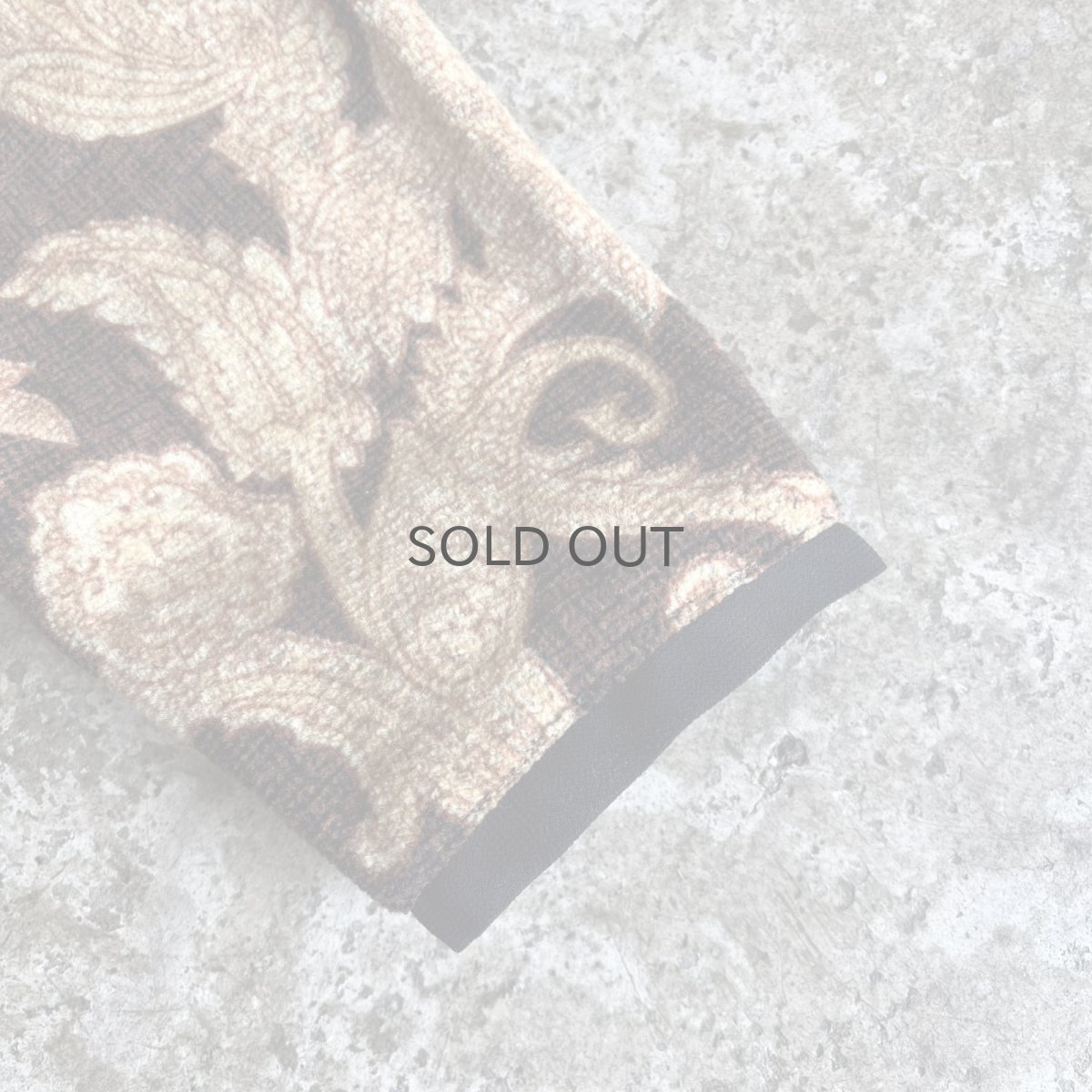 画像6: ALL OVER ART PATTERN SHORT DESIGN VELVET STAND COLLAR JACKET / Ladies M  (6)