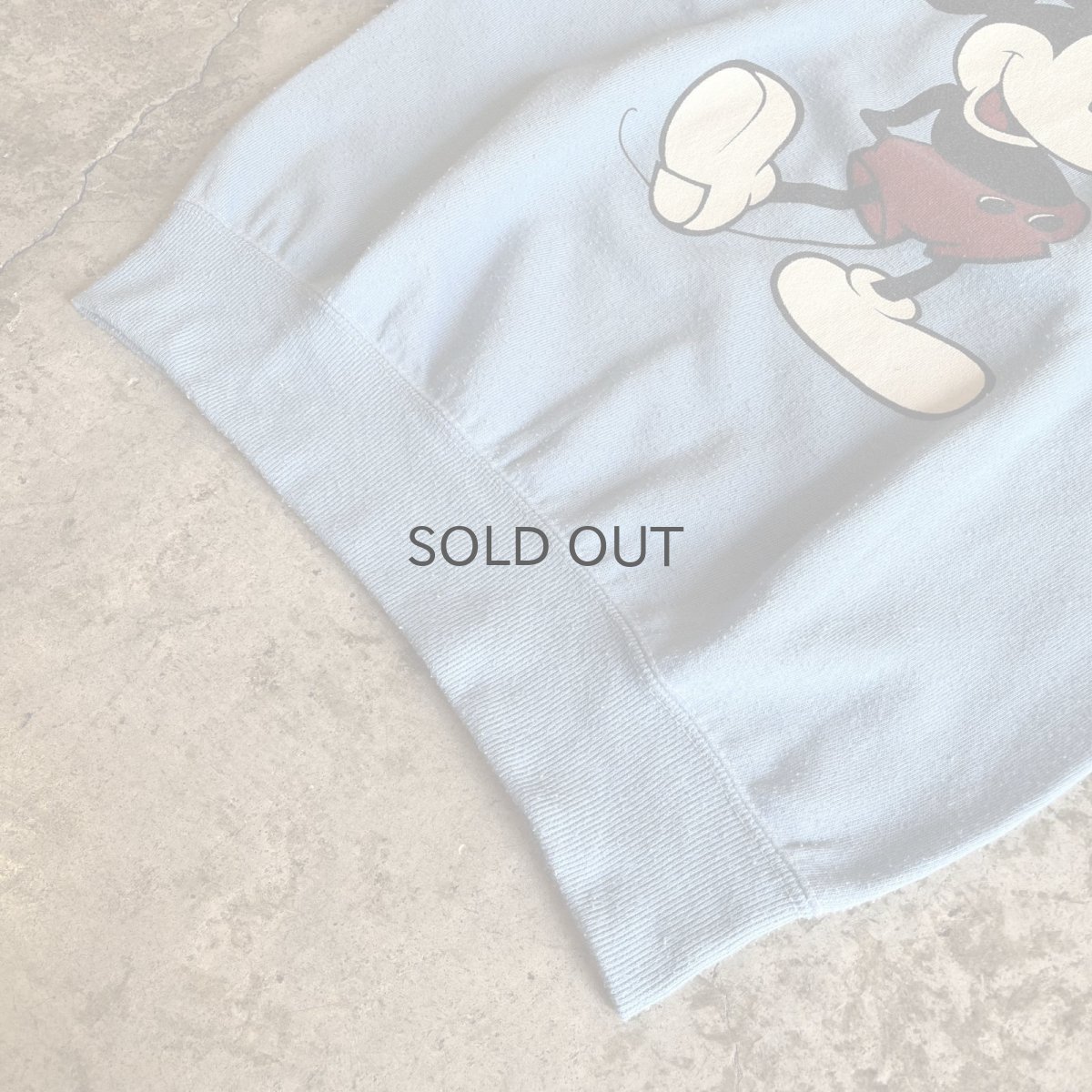 画像4: FRONT "MICKEY" PRINTED DESIGN COLOR L/S SWEAT / Ladies M (4)