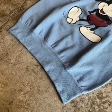 画像4: FRONT "MICKEY" PRINTED DESIGN COLOR L/S SWEAT / Ladies M (4)