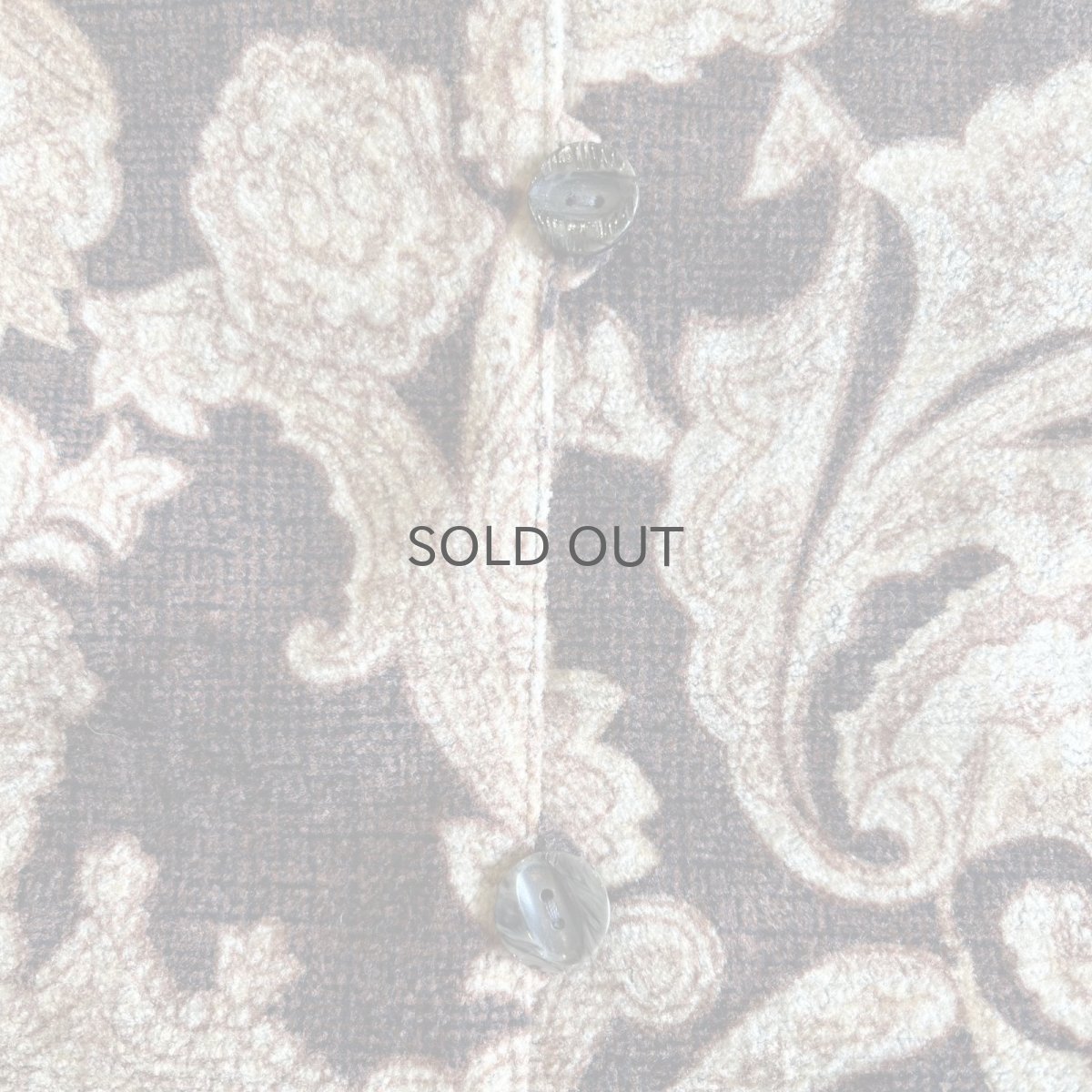 画像11: ALL OVER ART PATTERN SHORT DESIGN VELVET STAND COLLAR JACKET / Ladies M  (11)