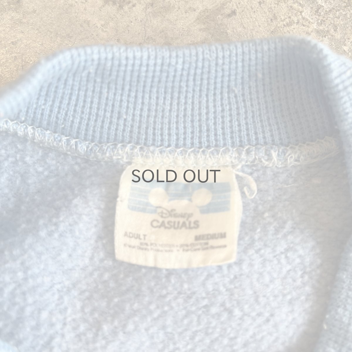 画像12: FRONT "MICKEY" PRINTED DESIGN COLOR L/S SWEAT / Ladies M (12)