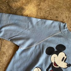 画像9: FRONT "MICKEY" PRINTED DESIGN COLOR L/S SWEAT / Ladies M (9)