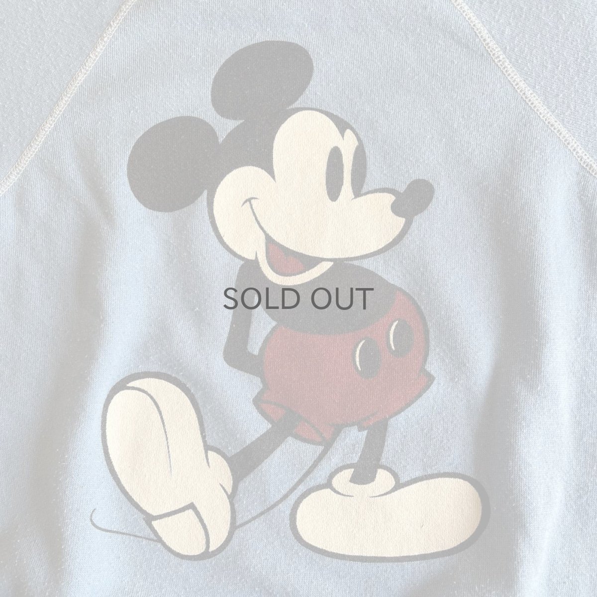 画像10: FRONT "MICKEY" PRINTED DESIGN COLOR L/S SWEAT / Ladies M (10)