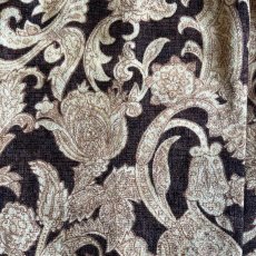 画像12: ALL OVER ART PATTERN SHORT DESIGN VELVET STAND COLLAR JACKET / Ladies M  (12)