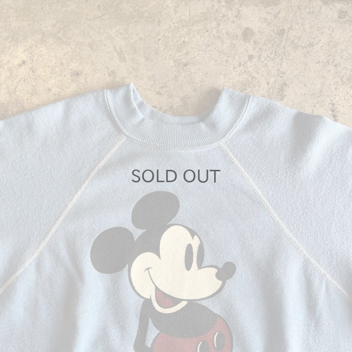 画像8: FRONT "MICKEY" PRINTED DESIGN COLOR L/S SWEAT / Ladies M (8)