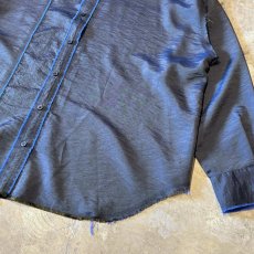 画像6: ASYMMETRY CUT FRINGES LINE L/S SHIRT / Mens XL (6)