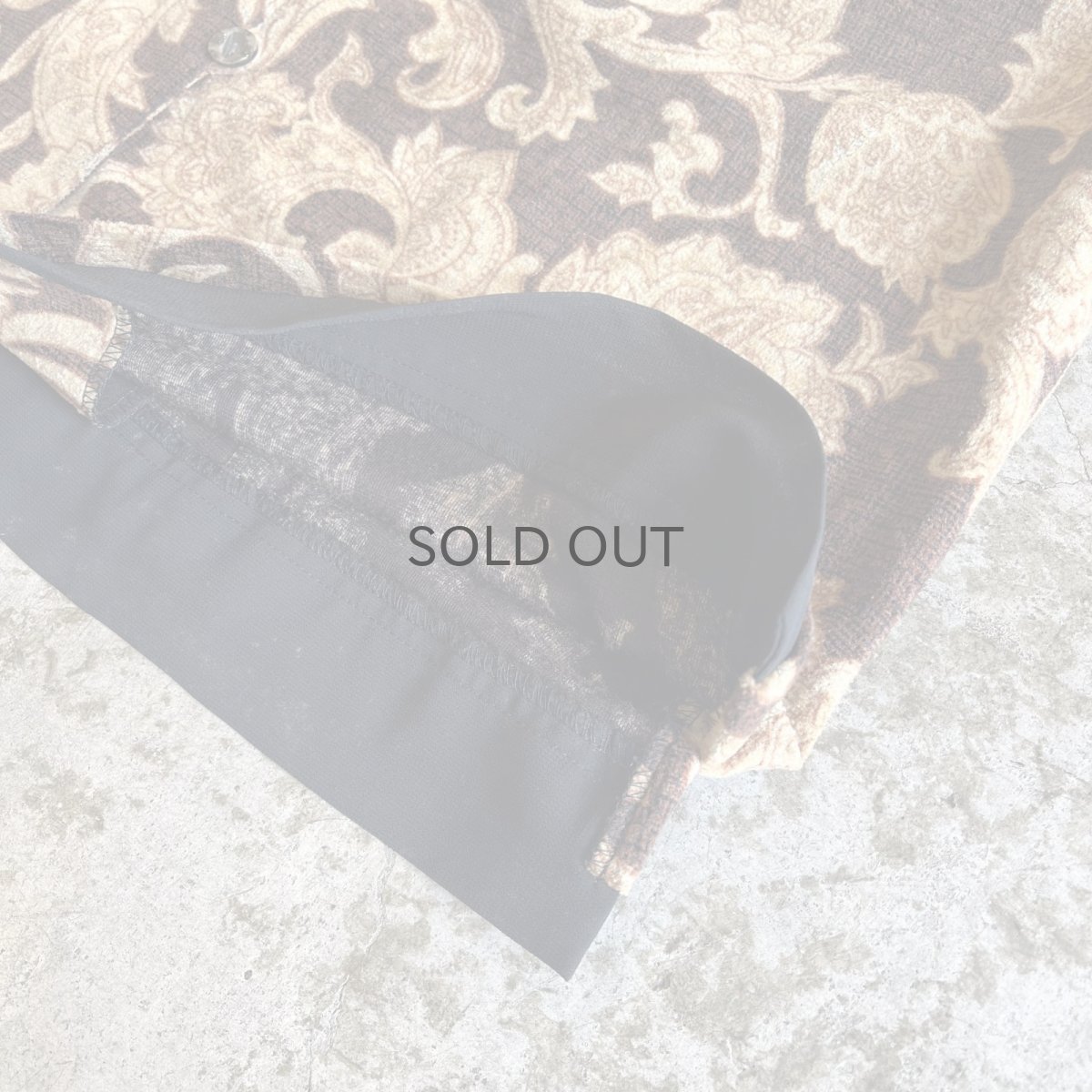 画像5: ALL OVER ART PATTERN SHORT DESIGN VELVET STAND COLLAR JACKET / Ladies M  (5)