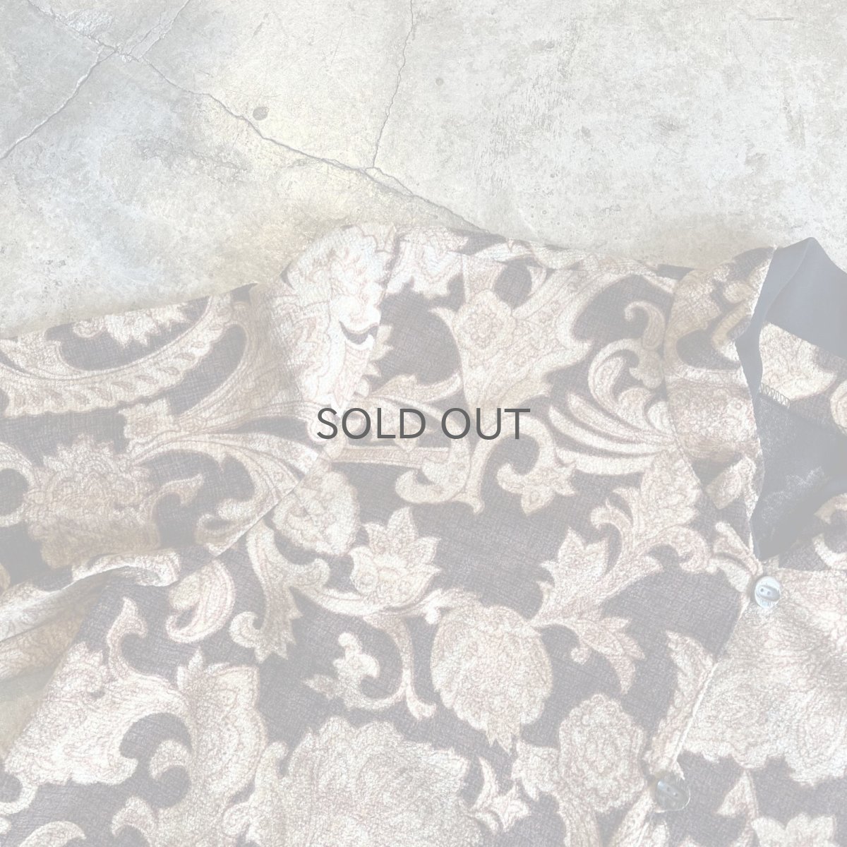 画像10: ALL OVER ART PATTERN SHORT DESIGN VELVET STAND COLLAR JACKET / Ladies M  (10)