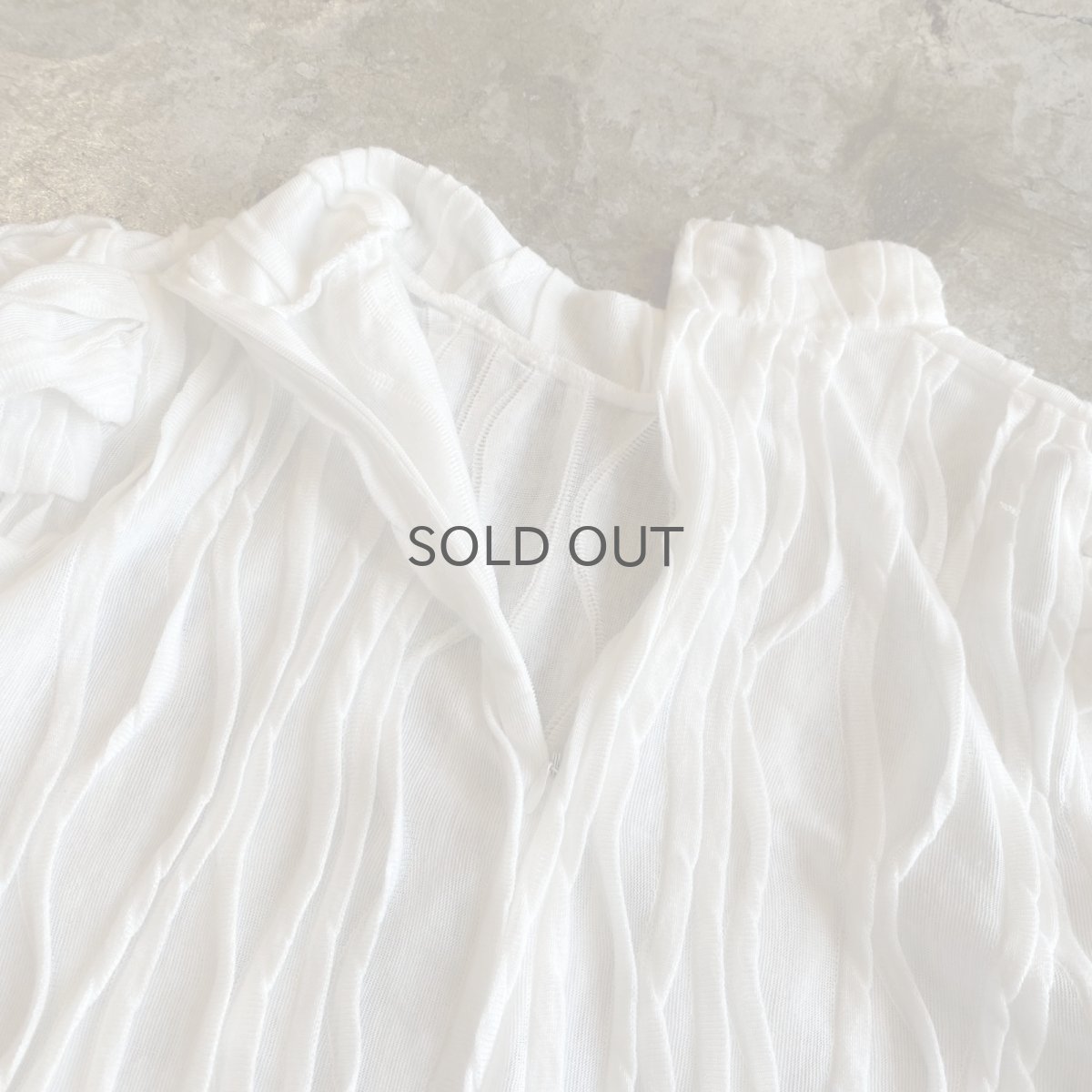 画像9: PUFF SLEEVE EMBOSS DESIGN L/S TOPS /  Ladies M (9)