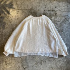 画像1: LAYERED SHEER SWEAT TOPS / Ladies L (1)