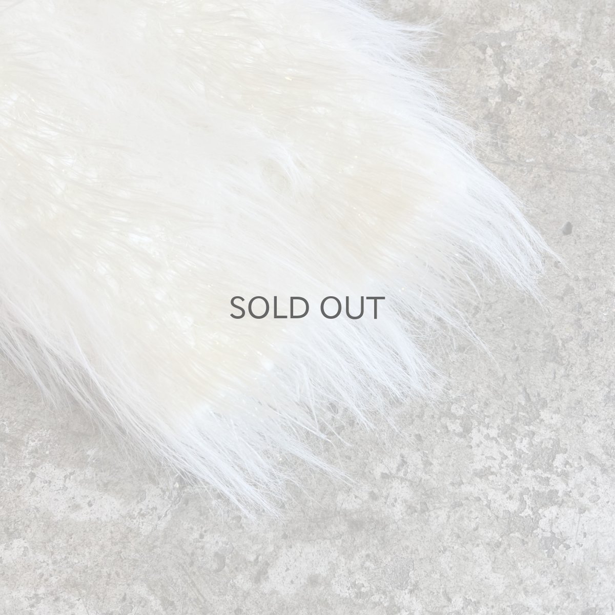 画像6: WHITE COLOR GLITTER MIX LONG SHAGGY DESIGN L/S KNIT TOPS / Ladies M (6)