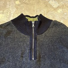 画像10: 【CALVIN KLEIN JEANS】COLOR SWITCHED HALF ZIP KNIT SWEATER / Mens M (10)