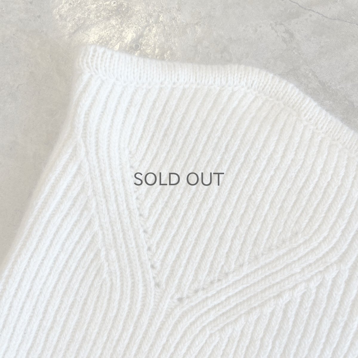 画像7: 【WONDERGROUND】RIB KNIT TUBE TOP / WHITE / OS (7)