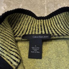 画像11: 【CALVIN KLEIN JEANS】COLOR SWITCHED HALF ZIP KNIT SWEATER / Mens M (11)