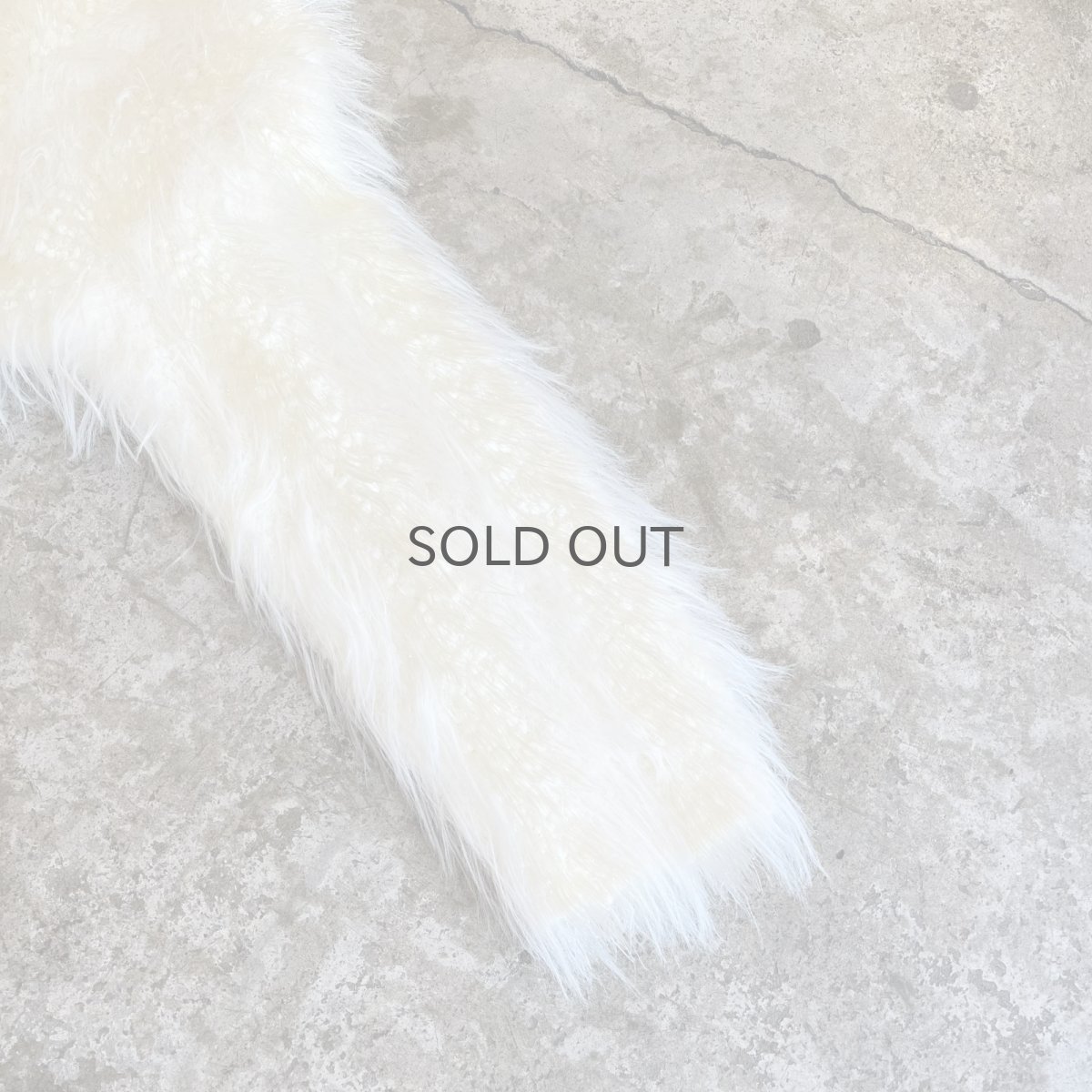 画像7: WHITE COLOR GLITTER MIX LONG SHAGGY DESIGN L/S KNIT TOPS / Ladies M (7)