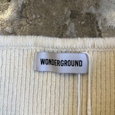 画像10: 【WONDERGROUND】RIB KNIT TUBE TOP / WHITE / OS (10)