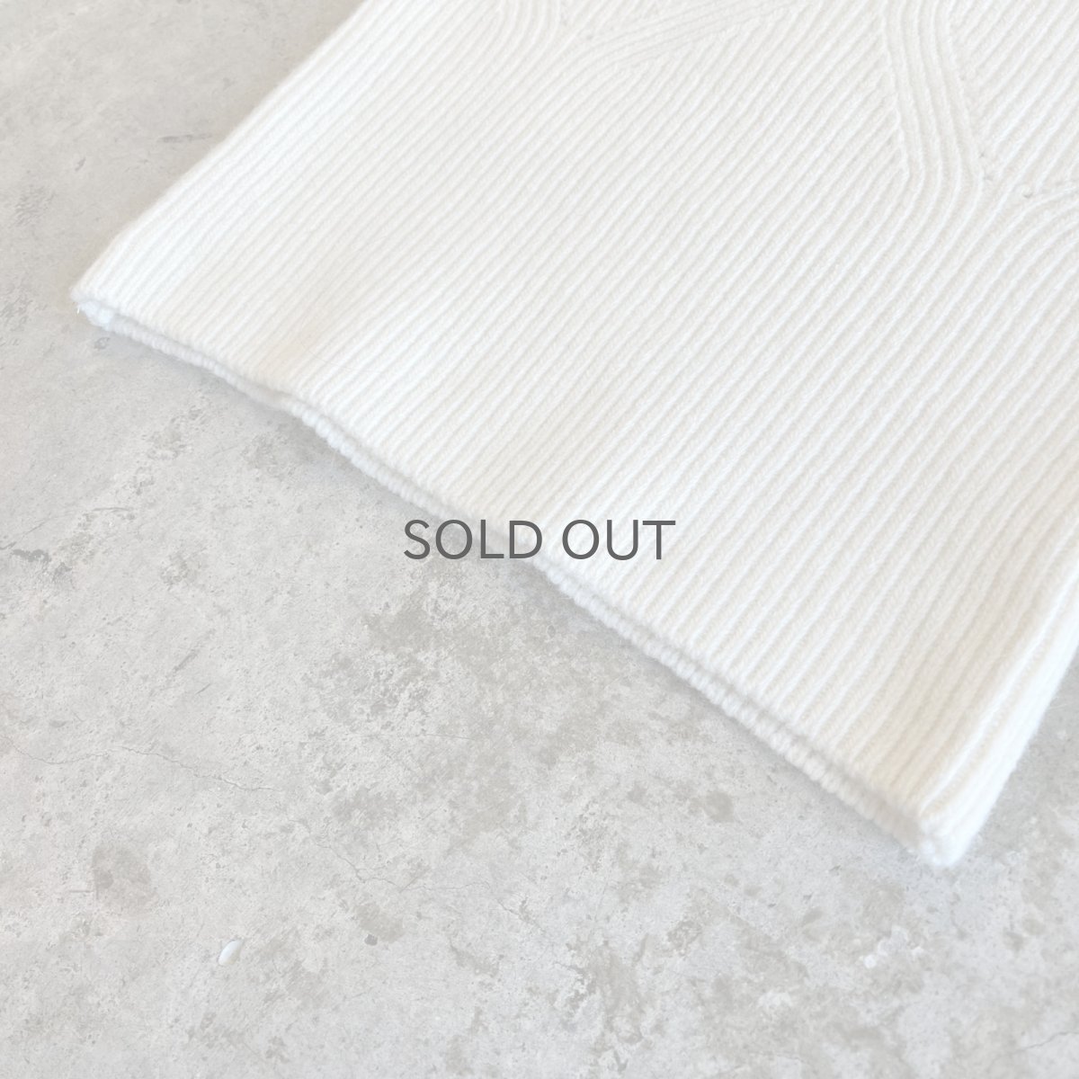 画像4: 【WONDERGROUND】RIB KNIT TUBE TOP / WHITE / OS (4)