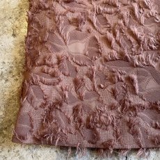 画像5: BROWN COLOR SHAGGY ALL OVER PATTERN DESIGN SKIRT / W29 (5)