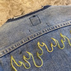 画像5: 【Wiz&Witch×KEEN KEEN】ONE OFF EMBROIDERY DENIM JACKET / OS (5)