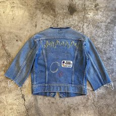 画像1: 【Wiz&Witch×KEEN KEEN】ONE OFF EMBROIDERY DENIM JACKET / OS (1)
