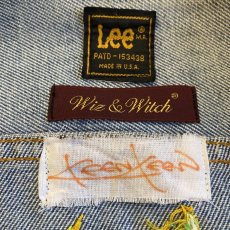 画像11: 【Wiz&Witch×KEEN KEEN】ONE OFF EMBROIDERY DENIM JACKET / OS (11)