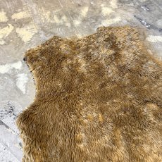 画像9: FRONT OPEN BROWN COLOR BOA VEST / Mens L (9)