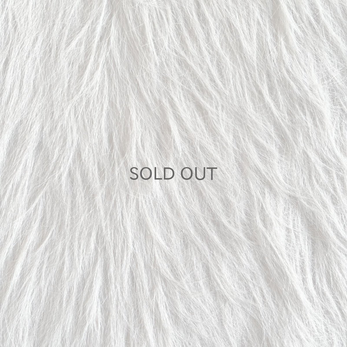 画像10: GREY COLOR LONG SHAGGY DESIGN KNIT VEST / Ladies M (10)