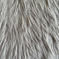 画像10: GREY COLOR LONG SHAGGY DESIGN KNIT VEST / Ladies M (10)