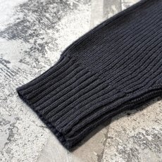 画像7: 【CALVIN KLEIN】BLACK COLOR HALF ZIP KNIT SWEATER / Mens L (7)