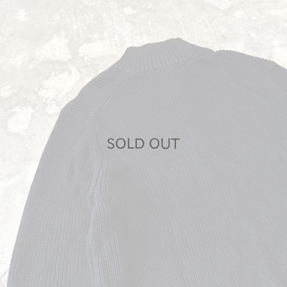 画像9: 【CALVIN KLEIN】BLACK COLOR HALF ZIP KNIT SWEATER / Mens L (9)