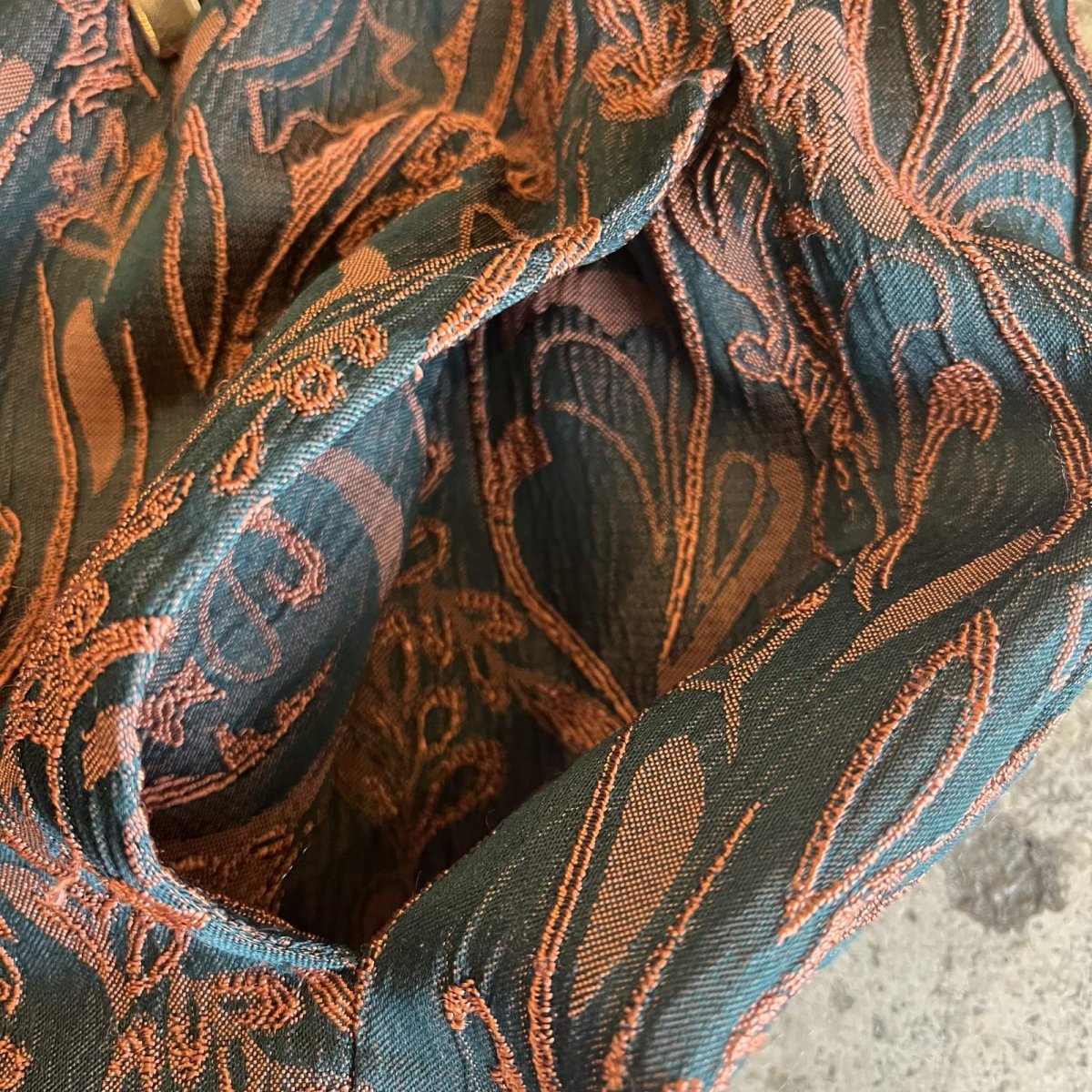 画像10: ALL OVER PAISLEY PATTERN EMBROIDERY DESIGN PANTS / ~W31 (10)