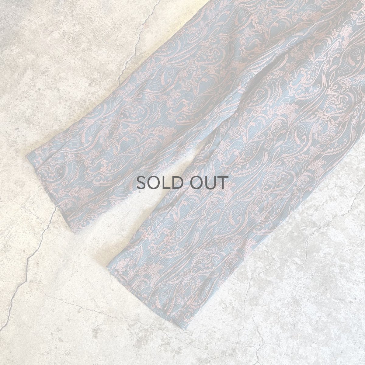 画像4: ALL OVER PAISLEY PATTERN EMBROIDERY DESIGN PANTS / ~W31 (4)