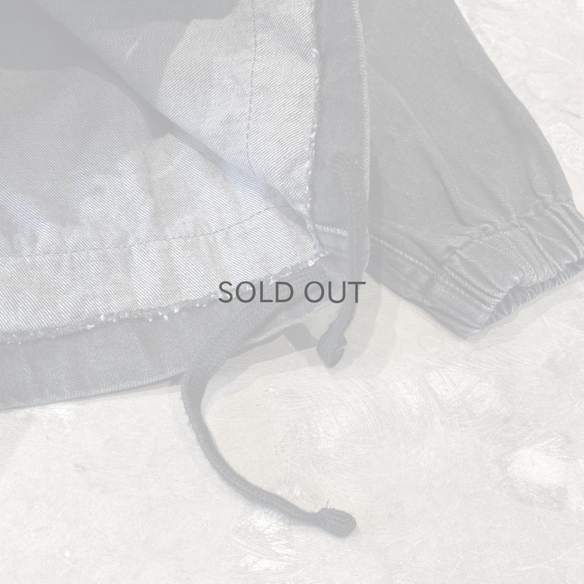 画像10: BLACK COLOR PULLOVER COTTON HOODIE JACKET / Mens XL (10)