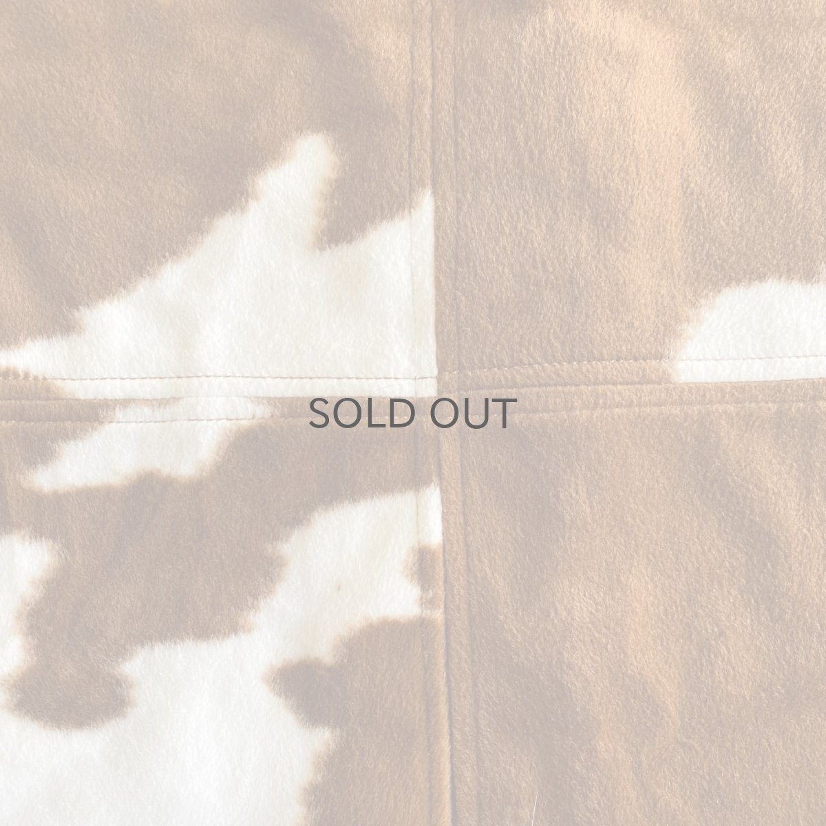 画像4: ALL OVER COW PATTERN SLIT SKIRT / W25 (4)