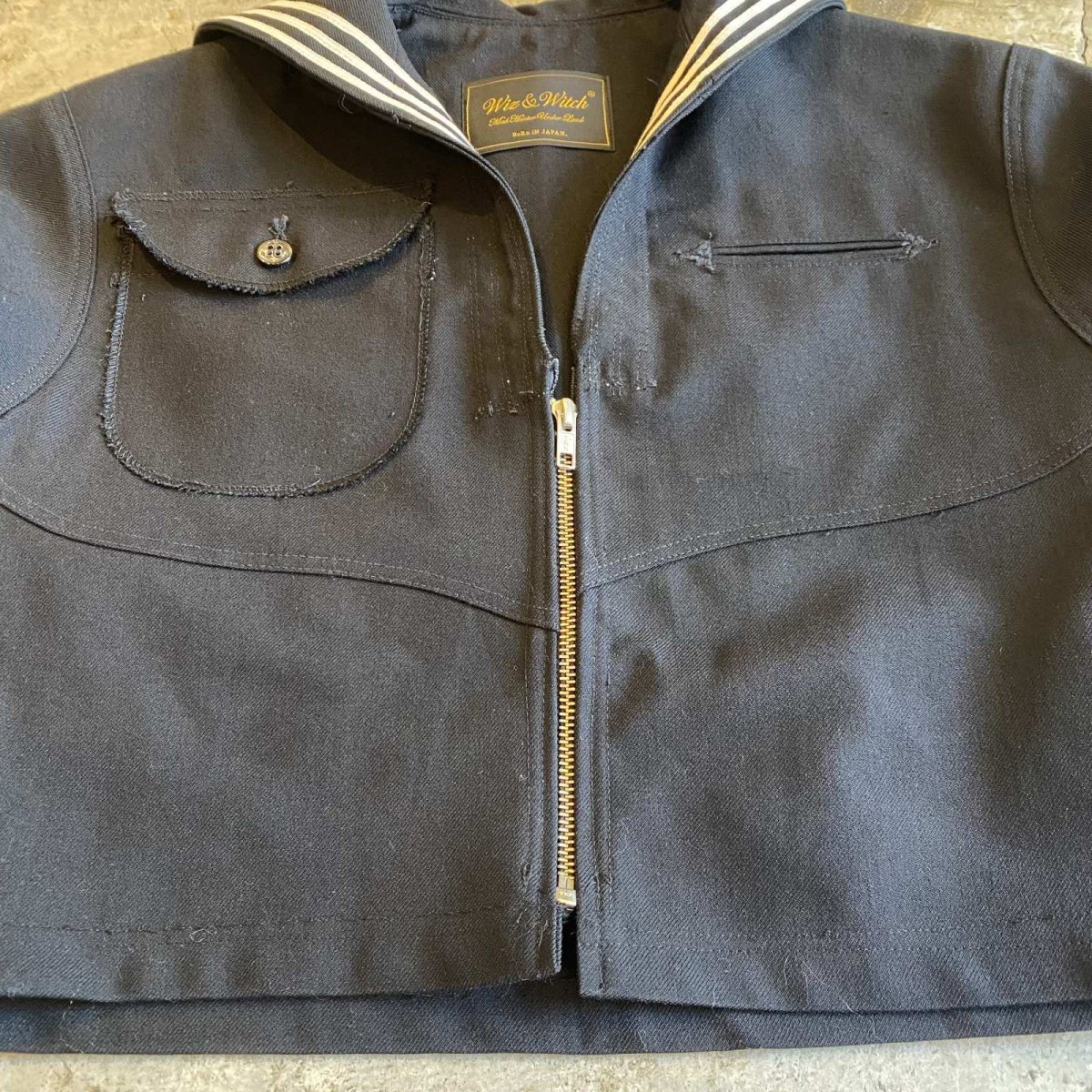 画像4: 【Wiz&Witch】"WANDERER" ZIP UP MARINE JACKET / OS (4)